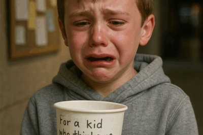 I never thought a crumpled paper cup could hold more power than a sermon, a paycheck, or even a politician’s speech—but I saw it happen.