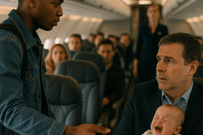 Billionaire’s Baby Cried Nonstop on the Plane — Until a Poor Black Boy Did the Unthinkable… The sound was relentless.