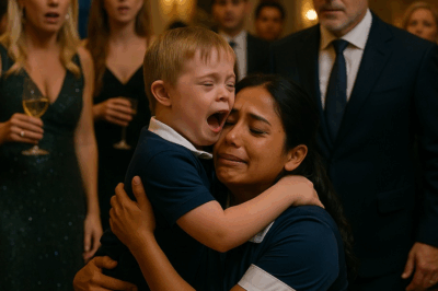 “At a Lavish Party, a Boy Suddenly Yelled ‘Mom!’ — And the Maid Stunned Everyone”