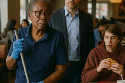 She Starved for a Stranger: The Forgotten Black Woman Who Fed a Hungry White Teen Only to Watch Him Rise and Rule the Empire Whose Floors She Scrubs in Silence, While Her Story of Sacrifice, Poverty, and a Nation’s Unequal Gratitude Remains Untold in the Shiny Glow of His Success—This Is the Bitter Truth Behind the Golden Arches You Think You Know.