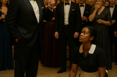 The marble gleamed beneath crystal chandeliers, casting a halo of light across the glittering main lobby of the brand-new Harrington Tower in Manhattan. It was the city’s most anticipated gala of the year: over two hundred guests, all wealthy, all powerful, all convinced the world revolved around them.