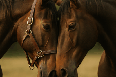 “They Were Torn Apart Without a Goodbye—Two Horses Once Bound by an Unbreakable Friendship Were Separated for Months, Lost to Different Barns, Different Roads, Different Lives… Until One Golden Afternoon in a Quiet Park,