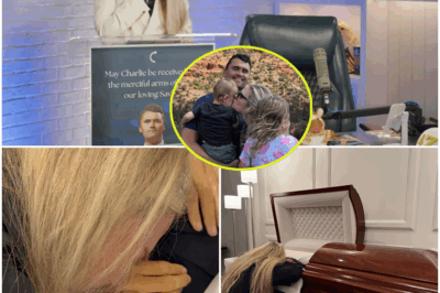 Charlie Kirk’s wife Erika speaks for first time as she weeps over his coffin – and reveals what she told children, 3 & 1