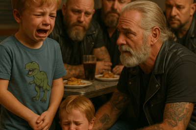 Little boy walked to our table of bikers and asked “Can you k.ill my stepdad for me?”