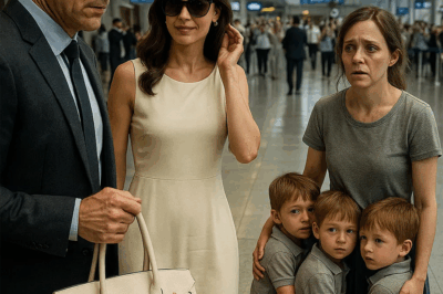 Billionaire Carried His Mistress’s Bag Like a Gentleman—Until His Wife Walked In With Quadruplets in Her Arms