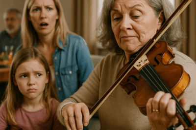 My Mother-in-Law Laughed at My Violin Playing, Said I’d Embarrass the Family — Then She Offered to “Teach” My Daughter Herself, But What Happened at Our Family Party Left Everyone Completely Speechless and Changed Everything Forever