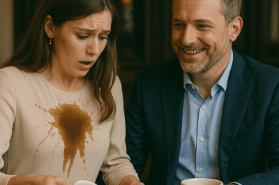 When a Nervous Waitress Went on a Blind Date and Accidentally Spilled Coffee All Over Her Suit-Wearing Match, She Thought Her Night — and Her Dignity — Were Ruined. But When He Looked Up, Smiled, and Said, “Now It’s Perfect,” She Had No Idea He Was Actually the Company’s CEO
