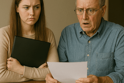 “My Dad Slid a Stack of Papers Across the Table and Said, ‘Sign Them — It’s for Your Own Good.’ But When I Handed Him My Own Folder, He Went Completely Silent, and For the First Time, He Finally Saw Me.”