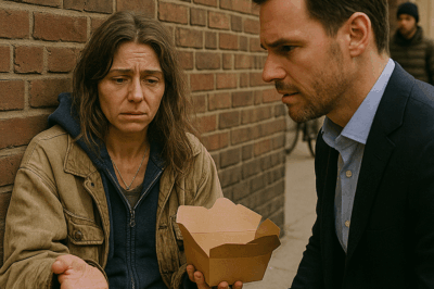 “He Saw a Homeless Woman Begging Outside a Café and Wanted to Walk Away — Until He Noticed the Necklace Around Her Neck, the Same One He Had Gifted His Wife Years Ago, and Realized Nothing in His Life Was What It Seemed”