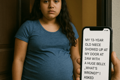 “My 13-Year-Old Niece Knocked on My Door at 2AM, Crying and Holding Her Stomach. When I Finally Learned What Was Inside — Everything I Thought I Knew About My Family, About Secrets, and About Love Fell Apart That Night.”