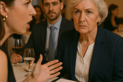 “At My Son’s Company Dinner, My Daughter-in-Law Laughed and Called Me a ‘Nobody’ in Front of His Colleagues — But When the CEO Walked In and Thanked Me for Signing Everyone’s Paychecks, The Whole Room Finally Learned Who I Really Was.”