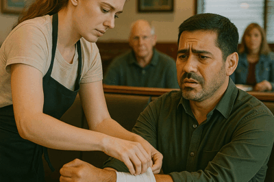 🌧️SS STORY: The Waitress Who Healed More Than an Arm