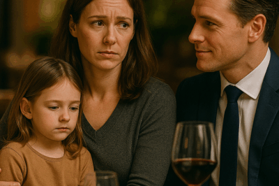 “A Single Mom Panicked When Her Daughter Spilled Juice on the Billionaire’s Suit During Their Blind Date — But Instead of Leaving, He Smiled, Pulled Up a Chair, and Said, ‘She’s Part of You. That Means She’s Part of Me Too.’”