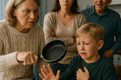 “When My Mother Lost Her Temper and Hurt My Son for a Small Mistake — My Father Laughed, Saying ‘He Needs to Toughen Up,’ and What I Did Next Changed Our Family Forever”