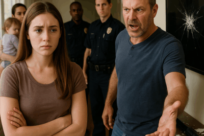 My Stepdad Lost His Temper When I Refused to Babysit, Shattered My $3,000 Wall Setup, and Thought He Could Get Away With It — But When He Heard the Police Radio, His Face Went Completely Pale