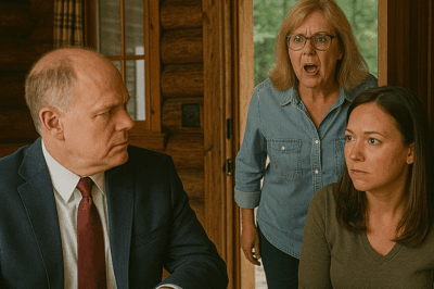 “The HOA President—Known Around Town as the Ultimate ‘Karen’—Walked Straight Into My Cabin Without Knocking to ‘Inspect a Noise Complaint.’ What She Didn’t Know Was That I Was Hosting the State Attorney General Inside… and What Happened Next Silenced the Entire Neighborhood for Good.”