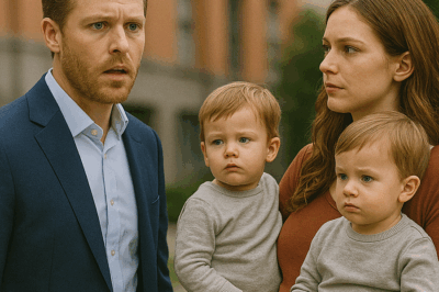 “A Millionaire CEO Coldly Walked Away From His Pregnant Fiancée, Believing He’d Left Her Behind Forever — But Four Years Later, He Stood Frozen in Shock When He Saw Her Again in Public, Holding the Hands of Two Identical Twins”