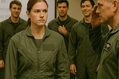“At the Air Force Briefing, a Group of Pilots Laughed and Said, ‘Real Pilots Only, No Tourists.’ Minutes Later, the Instructor Walked In, Snapped a Salute, and Said Loudly, ‘Phoenix One, Ma’am — Your Squadron Awaits’”