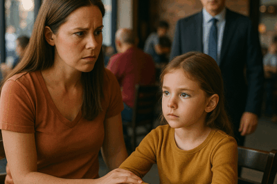 At a Quiet Café, a Six-Year-Old Pointed to a Stranger and Said, “Mom, That’s Him. The Man From My Dream.” The Mother Was Embarrassed—Until the CEO Across the Room Froze, Recognizing a Secret He’d Buried for Years