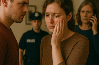 When My Husband Lost His Temper and Struck Me in Front of His Mother, I Expected Her to Take His Side Like Always — But Instead, She Picked Up the Phone, Dialed 911, and Changed Both of Our Lives Forever.