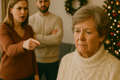 “‘There’s No Place for You Here!’ My Daughter-In-Law Said on Christmas Eve as Everyone Watched in Silence — So I Quietly Left. The Next Morning, What My Son Found in the Snow Changed Everything About Our Family Forever”