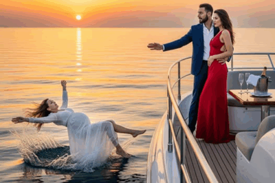 The husband pushed his pregnant billionaire wife off the yacht to seize the property with his lover, but unexpectedly she was prepared…