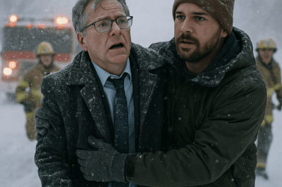 “Everyone Deserves to Get Home” — When a single dad pulled over to help during a blizzard, he never imagined the man trapped inside the wrecked car was the billionaire CEO who had fired him six months earlier.