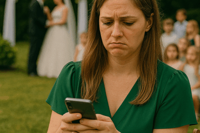 My Family Invited Me to My Cousin’s Wedding—But When I Arrived, They Told Me I’d Be “Watching the Kids” for All Fifteen Nieces and Nephews Instead of Attending the Ceremony. So I Smiled, Nodded, and Quietly Changed My Plans in a Way They’ll Never Forget
