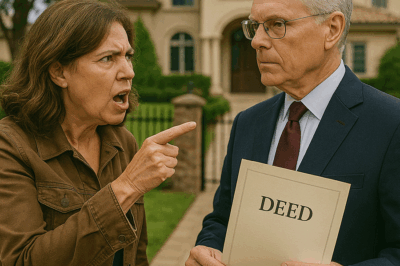 The HOA President Marched Up to My Door, Threatened Me With Thousands in Fines for “Violating Neighborhood Rules,” and Told Me to Leave — But When I Pulled Out the Deed to My $50 Million Property, Her Face Went Completely White.