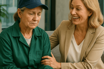 “The Billionaire CEO Mocked the Janitor Who Told Him About Her Dreams, Laughing That ‘People Like You Should Know Their Place’ — But Months Later, When a Personal Crisis Left His Fortune Meaningless, She Was the One Who Showed Him What Real Wealth Looked Like — and Ended Up Rebuilding His Life.”