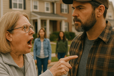 “The HOA President Screamed at Me for ‘Trespassing’ on My Own Land—She Threatened to Call the Police and Fine Me Thousands. But When I Showed Her the Property Deed Proving I Actually Owned the Land Her HOA Was Built On, Everything About That Neighborhood Changed Overnight.”