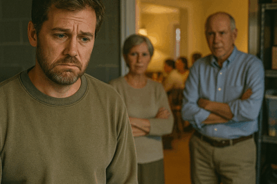 “My Family Made Me Sleep in the Garage During Our Reunion Because ‘There Wasn’t Enough Room in the House’—But When They Laughed at Me Over Breakfast, I Finally Revealed the Secret My Late Grandfather Told Only Me, and Suddenly Everyone’s Smiles Disappeared in Seconds.”