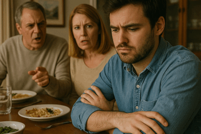At a family dinner where my parents suddenly snapped, telling me they were not my bank anymore and mocking everything I relied on them for, I stood up, revealed a shocking truth, and turned the entire evening upside down.