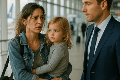 “A Struggling Single Mom Collapses in Tears at the Airport When She Runs Into Her High School Sweetheart — Only to Discover He’s Now a Millionaire CEO Who Still Carries the Same Note She Wrote Him Years Ago.”