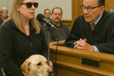 A Blind Woman Received 6 Parking Tickets in One Week — When She Finally Appeared Before Judge Frank Caprio, He Noticed Her Guide Dog Acting Strangely, and What the Dog Did Next Revealed a Secret That Left the Entire Courtroom Speechless.