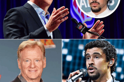 THE DECISION DIVIDING AMERICA: ROGER GOODELL’S DEFENSE OF BAD BUNNY’S SUPER BOWL HALFTIME SHOW IGNITES A FIRESTORM