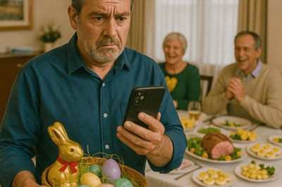 “For Years, I Paid for Every Easter Dinner, Every Gift, and Every Decoration — Until I Accidentally Saw the Family Group Chat Where They Called Me ‘The Holiday Parasite Dad.’ What I Did Next at the Next Easter Gathering Made Them All Go Silent — and Finally See the Truth.”