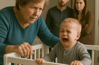 “I Used My Spare Key and Found My Grandson Screaming in His Crib” — After Hours Alone and Unchanged, I Realized My Daughter Was Nowhere to Be Found… Until the Police Opened Her Bedroom Door and Discovered the Truth I Never Saw Coming.