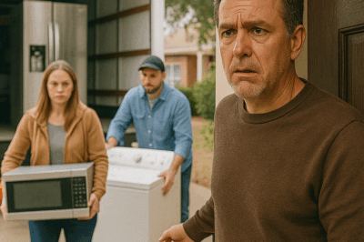 “My Brother and His Wife Showed Up at My House with a Moving Truck While I Was at Work — When I Got Home, Every Appliance Was Gone. They Claimed It Was ‘Family Property.’ What Happened When I Found Out the Truth Made the Whole Family Finally Pick a Side.”