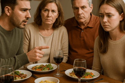 At a family dinner where my brother smirked and announced that Mom and Dad said I never contributed anything to this family, I stood up, revealed the shocking truth I had been hiding for years, and left the entire table stunned.