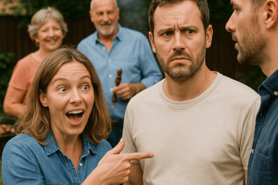 At a Neighborhood BBQ, My Wife Laughed and Said, “Who Wants to Trade My Husband?” But When Our Quiet Neighbor Smiled and Raised Her Hand, What Happened Next Changed Every Marriage in That Backyard Forever.
