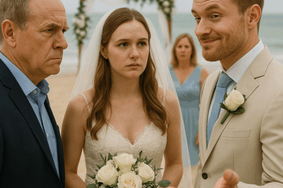 At My Daughter’s Beach Wedding, Her Fiancé Smirked and Said, “Pay $50,000 for This Luxury or Vanish Forever.” What Happened Next in Front of the Guests Turned the Ceremony Into a Scene No One Will Ever Forget.