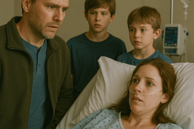 When he rushed into the hospital expecting to visit an injured colleague, he instead found his ex-girlfriend lying in the bed—and beside her, two young boys he had never met before suddenly looked at him and called him Dad.