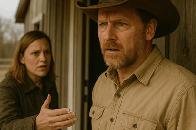 “‘Get Inside First,’ She Whispered — The Rancher Froze on His Own Porch. What He Saw in the Darkness Moments Later Changed Everything He Thought He Knew About His Land, His Family’s Past, and the Secret His Late Father Tried to Bury Forever.”