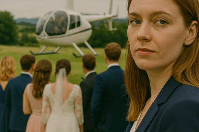 At My Cousin’s Wedding, They Laughed at Me, Until My Helicopter Landed Behind Them