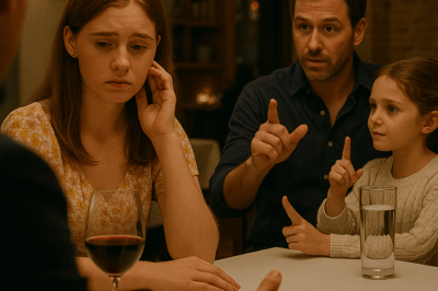 “A Poor Deaf Girl Was Cruelly Rejected on a Blind Date at a Restaurant—But When the Single Dad Sitting at the Next Table Turned and Signed to Her, ‘You Deserve Better,’ What Happened Next Left Everyone Stunned”