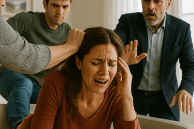 At a tense family gathering, her mother-in-law publicly humiliated her and her brother-in-law cruelly pushed her aside—but when her billionaire husband arrived and revealed the truth he had been hiding, the entire family was left speechless.