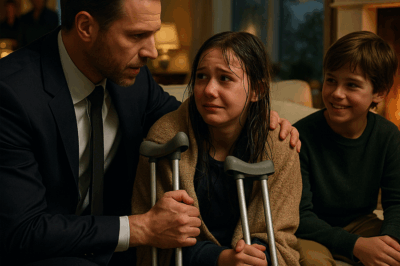 “Millionaire Dad Found a Disabled Girl in the Rain — His Next Move Shocked All”