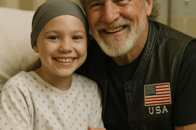 The biker’s dying daughter whispered five words that destroyed everyone in the cardiac unit: “Give daddy my heart please.”