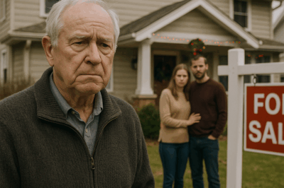 “Sold on Christmas Morning”: How a ‘Frail’ Father Outsmarted a Family Coup and Walked Away With Dignity—and the Deed